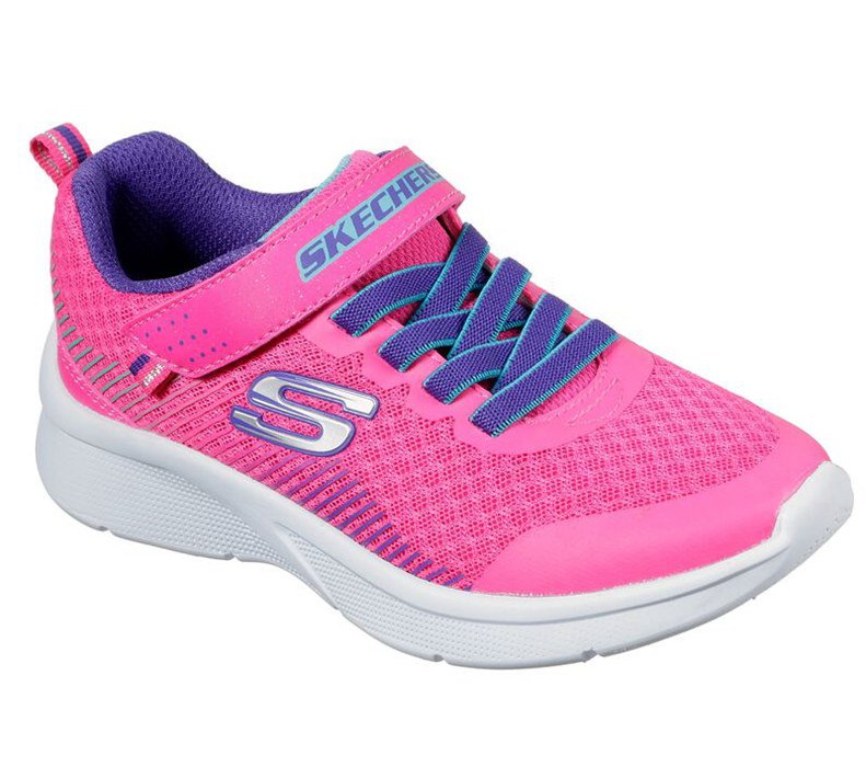 Skechers Flickor Rosa/Lila Sneakers - Microspec - Sverige (ZYOTP-7185)